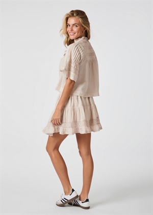 Siama s voile bluse Ivory Neo Noir 